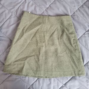 Aritzia Wilfred Gray Sage miniskirt size 0